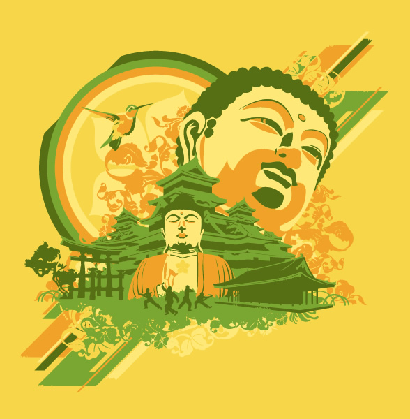 Lotus: Buddha Shirt